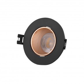 DK3061-BBR Встраиваемый светильник, IP 20, 10 Вт, GU5.3, LED, черный/бронзовый, пластик в Первоуральске - pervouralsk.ok-mebel.com | фото