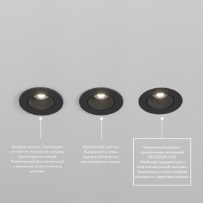 DK3061-BBR Встраиваемый светильник, IP 20, 10 Вт, GU5.3, LED, черный/бронзовый, пластик в Первоуральске - pervouralsk.ok-mebel.com | фото 4
