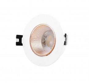 DK3061-WBR Встраиваемый светильник, IP 20, 10 Вт, GU5.3, LED, белый/бронзовый, пластик в Первоуральске - pervouralsk.ok-mebel.com | фото