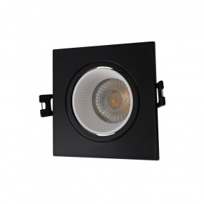 DK3071-BK+WH Встраиваемый светильник, IP 20, 10 Вт, GU5.3, LED, черный/белый, пластик в Первоуральске - pervouralsk.ok-mebel.com | фото