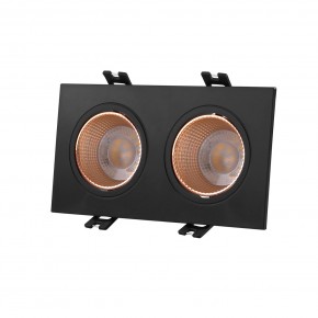 DK3072-BBR Встраиваемый светильник, IP 20, 10 Вт, GU5.3, LED, черный/бронзовый, пластик в Первоуральске - pervouralsk.ok-mebel.com | фото
