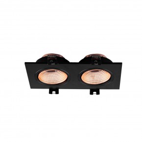 DK3072-BBR Встраиваемый светильник, IP 20, 10 Вт, GU5.3, LED, черный/бронзовый, пластик в Первоуральске - pervouralsk.ok-mebel.com | фото 2
