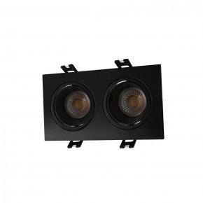 DK3072-BK Встраиваемый светильник, IP 20, 10 Вт, GU5.3, LED, черный/черный, пластик в Первоуральске - pervouralsk.ok-mebel.com | фото