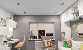DK3072-BK+WH Встраиваемый светильник, IP 20, 10 Вт, GU5.3, LED, черный/белый, пластик в Первоуральске - pervouralsk.ok-mebel.com | фото 3