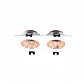 DK3072-WBR Встраиваемый светильник, IP 20, 10 Вт, GU5.3, LED, белый/бронзовый, пластик в Первоуральске - pervouralsk.ok-mebel.com | фото 2