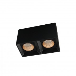 DK3085-BK+BR Светильник накладной IP 20, 10 Вт, GU5.3, LED, черный/бронзовый, пластик в Первоуральске - pervouralsk.ok-mebel.com | фото