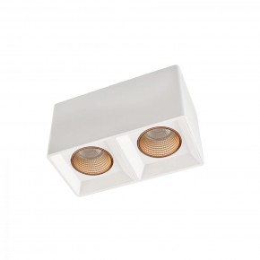 DK3085-WH+BR Светильник накладной IP 20, 10 Вт, GU5.3, LED, белый/бронзовый, пластик в Первоуральске - pervouralsk.ok-mebel.com | фото