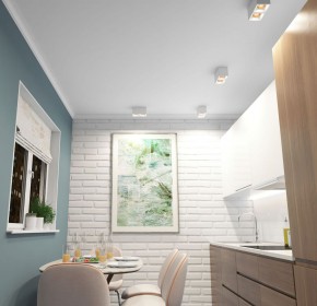 DK3085-WH+BR Светильник накладной IP 20, 10 Вт, GU5.3, LED, белый/бронзовый, пластик в Первоуральске - pervouralsk.ok-mebel.com | фото 2