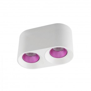 DK3096-WH+PI Светильник накладной IP 20, 10 Вт, GU5.3, LED, белый/розовый, пластик в Первоуральске - pervouralsk.ok-mebel.com | фото
