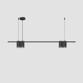 DK4061-BK Подвесной светильник ORBIT, IP20, 4xGU10 LED до 15 Вт, черный матовый, алюминий в Первоуральске - pervouralsk.ok-mebel.com | фото