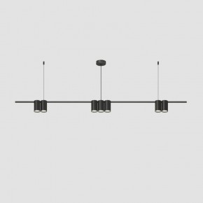 DK4063-BK Подвесной светильник ORBIT, IP20, 7xGU10 LED до 15 Вт, черный матовый, алюминий в Первоуральске - pervouralsk.ok-mebel.com | фото