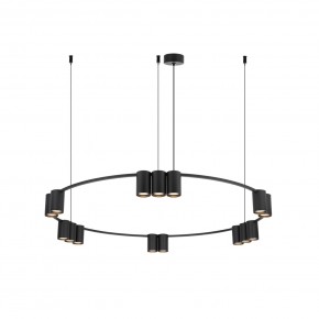 DK4067-BK Подвесной светильник ORBIT, IP20, 15xGU10 LED до 15 Вт, черный матовый, алюминий в Первоуральске - pervouralsk.ok-mebel.com | фото 3