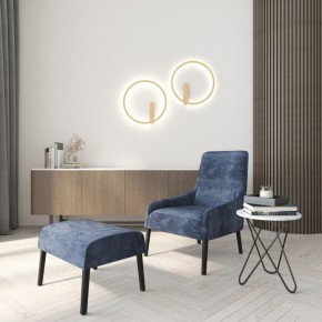 DK5035-SG Бра ROUND со светодиодом, IP20, 24W, 3000/4000/6500K, матовое золото, алюминий в Первоуральске - pervouralsk.ok-mebel.com | фото 7