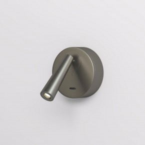 DK5072-DN Бра SHINE WALL со светодиодом, D104*H68, IP20, 3000К, 3W, RA?90, темный никель, алюминий в Первоуральске - pervouralsk.ok-mebel.com | фото