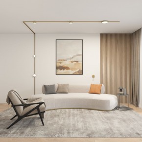 DK5072-SB Бра SHINE WALL со светодиодом, D104*H68, IP20, 3000К, 3W, RA?90, сатинированная латунь, алюминий в Первоуральске - pervouralsk.ok-mebel.com | фото 5