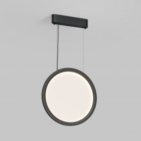 DK6604-BK Подвесной вертикальный светильник Veil со светодиодом H1500 d450 220V 36W 3000-6000K IP20 черный алюминий в Первоуральске - pervouralsk.ok-mebel.com | фото