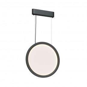 DK6604-BK Подвесной вертикальный светильник Veil со светодиодом H1500 d450 220V 36W 3000-6000K IP20 черный алюминий в Первоуральске - pervouralsk.ok-mebel.com | фото 3