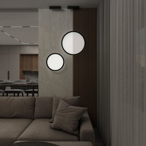 DK6606-BK Подвесной вертикальный светильник Veil со светодиодом H1700 d600 220V 48W 3000-6000K IP20 черный алюминий в Первоуральске - pervouralsk.ok-mebel.com | фото 7