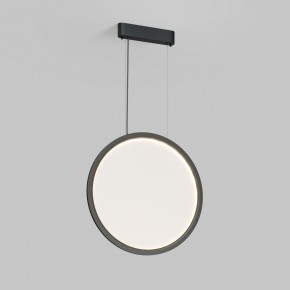 DK6606-BK Подвесной вертикальный светильник Veil со светодиодом H1700 d600 220V 48W 3000-6000K IP20 черный алюминий в Первоуральске - pervouralsk.ok-mebel.com | фото