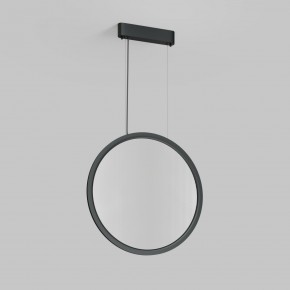DK6606-BK Подвесной вертикальный светильник Veil со светодиодом H1700 d600 220V 48W 3000-6000K IP20 черный алюминий в Первоуральске - pervouralsk.ok-mebel.com | фото 2