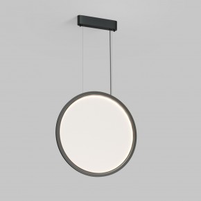 DK6606-BK Подвесной вертикальный светильник Veil со светодиодом H1700 d600 220V 48W 3000-6000K IP20 черный алюминий в Первоуральске - pervouralsk.ok-mebel.com | фото 3