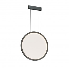 DK6606-BK Подвесной вертикальный светильник Veil со светодиодом H1700 d600 220V 48W 3000-6000K IP20 черный алюминий в Первоуральске - pervouralsk.ok-mebel.com | фото 5