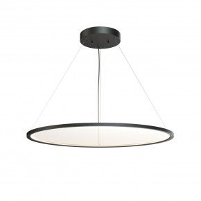 DK6620-BK Подвесной горизонтальный светильник Veil со светодиодом H900 d1000 220V 82W 3000-6000K IP20 черный алюминий в Первоуральске - pervouralsk.ok-mebel.com | фото 4