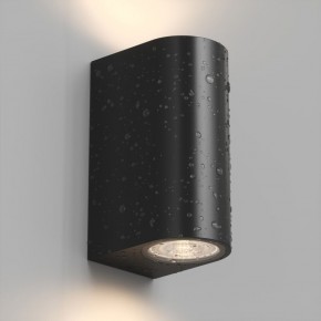 DK9791-BK Настенный уличный светильник NARVIK, IP44, 2хGU10 LED, до 15 Вт, черный, алюминий в Первоуральске - pervouralsk.ok-mebel.com | фото 4