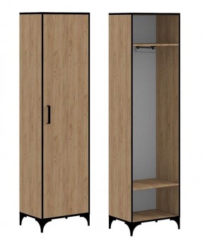 ЭНТЕР ЛОФТ Шкаф для одежды (Дуб Золотой) в Первоуральске - pervouralsk.ok-mebel.com | фото