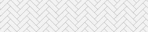 Фартук Метро керамик (белая) CPL пластик МДФ 6 мм в Первоуральске - pervouralsk.ok-mebel.com | фото 1