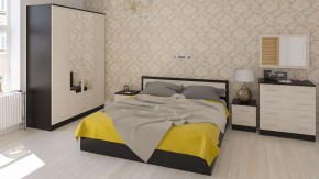 Фиеста Кровать 1800, цвет венге/дуб лоредо, ШхГхВ 183,5х203,5х80 см., сп.м. 1800х2000 мм., без матраса, основание есть в Первоуральске - pervouralsk.ok-mebel.com | фото 5