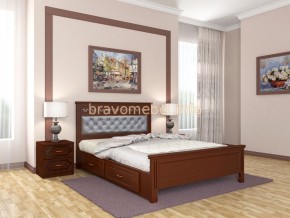ГРАЦИЯ Кровать из массива 1600 с 2-мя ящиками  в Первоуральске - pervouralsk.ok-mebel.com | фото 2