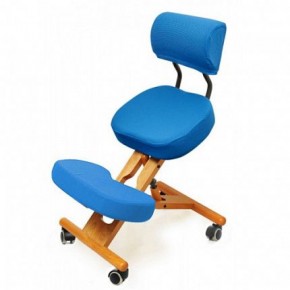Коленный стул со спинкой Smartstool KW02В + Чехлы в Первоуральске - pervouralsk.ok-mebel.com | фото 2
