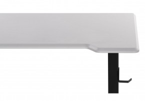 Компьютерный стол Маркос с механизмом подъема 120х75х75 белая шагрень / черный в Первоуральске - pervouralsk.ok-mebel.com | фото 8