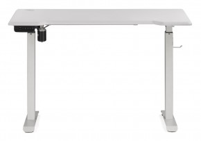 Компьютерный стол Маркос с механизмом подъема 120х75х75 белый / шагрень белая в Первоуральске - pervouralsk.ok-mebel.com | фото 2