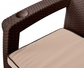 Комплект кресел Yalta Premium Double Seat (Ялта) шоколадный (+подушки под спину) в Первоуральске - pervouralsk.ok-mebel.com | фото 2
