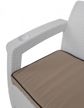 Комплект уличной мебели Yalta Premium Terrace Set (Ялта) белый (+подушки под спину) в Первоуральске - pervouralsk.ok-mebel.com | фото 5