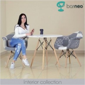 Кресло Barneo N-14 Patchwork черно-белый в Первоуральске - pervouralsk.ok-mebel.com | фото 3