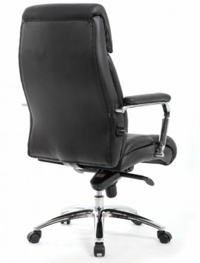 Кресло BRABIX PREMIUM "Phaeton EX-502" (кожа с компаньоном, хром, черное) 530882 в Первоуральске - pervouralsk.ok-mebel.com | фото 4