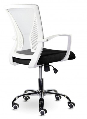 Кресло BRABIX "Wings MG-306" (пластик белый, хром, сетка, серое/черное) 532010 в Первоуральске - pervouralsk.ok-mebel.com | фото 4