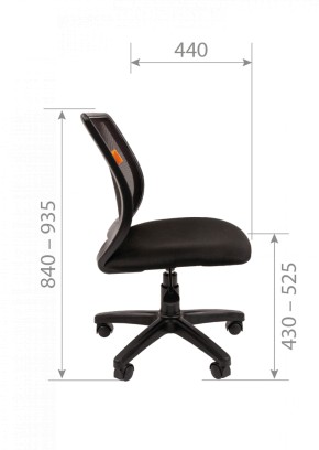 Кресло для оператора CHAIRMAN 699 Б/Л (ткань стандарт/сетка TW-01) в Первоуральске - pervouralsk.ok-mebel.com | фото 7