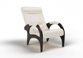 Кресло для отдыха Римини 19-К-КР (экокожа/венге) КРЕМ в Первоуральске - pervouralsk.ok-mebel.com | фото
