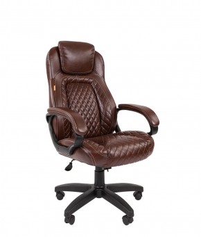 Кресло для руководителя  CHAIRMAN 432 (Экокожа коричневая) в Первоуральске - pervouralsk.ok-mebel.com | фото