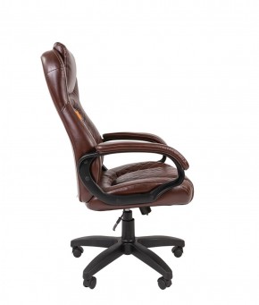 Кресло для руководителя  CHAIRMAN 432 (Экокожа коричневая) в Первоуральске - pervouralsk.ok-mebel.com | фото 3