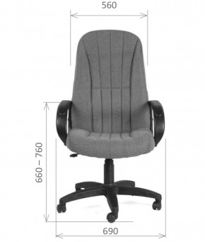 Кресло для руководителя  CHAIRMAN 685 СТ (ткань стандарт 10-356 черная) в Первоуральске - pervouralsk.ok-mebel.com | фото 5