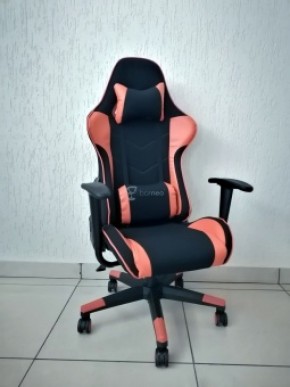 Кресло геймерское Barneo K-50 (черная сетка оранжевые вставки) в Первоуральске - pervouralsk.ok-mebel.com | фото