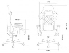 Кресло игровое Бюрократ VIKING 7 KNIGHT B FABRIC черный в Первоуральске - pervouralsk.ok-mebel.com | фото 4
