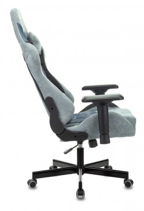 Кресло игровое Бюрократ VIKING 7 KNIGHT BL FABRIC синий в Первоуральске - pervouralsk.ok-mebel.com | фото 2
