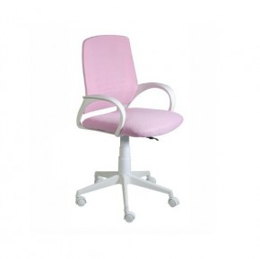 Кресло Ирис White сетка/ткань розовая в Первоуральске - pervouralsk.ok-mebel.com | фото