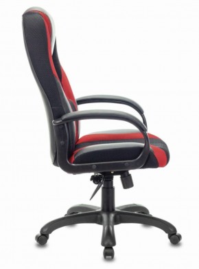 Кресло компьютерное BRABIX PREMIUM "Rapid GM-102" (экокожа/ткань, черное/красное) 532107 в Первоуральске - pervouralsk.ok-mebel.com | фото 3